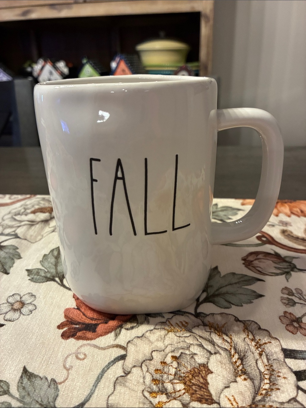 Rae Dunn White Ceramic Mug “FALL"
